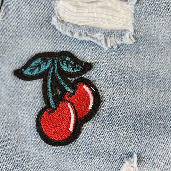 Cali 1850 Cutoff High Waist Jean Shorts - Picture 3 of 12